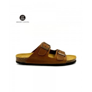 Plakton 180010 Roble Γυναικεία Ανατομικά Δερμάτινα Σανδάλια