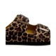 Plakton 180010 Leopardo Γυναικεία Ανατομικά Δερμάτινα Σανδάλια