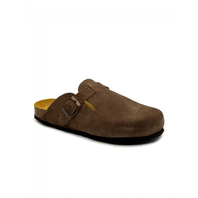 Plakton 181539 Lodo Γυναικεία Ανατομικά Δερμάτινα Σανδάλια