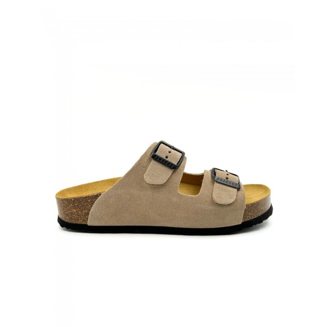 Plakton 340010 Piedra Γυναικεία Ανατομικά Δερμάτινα Σανδάλια