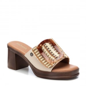 Refresh Mules Πέδιλα 172522 Beige