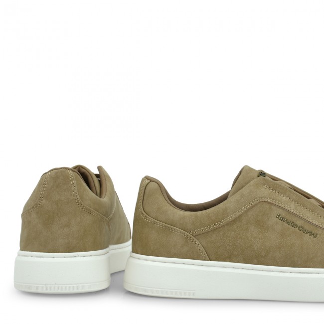 Renato Garini W570007327J7 Beige Nubuck Off White Ανδρικά Sneakers