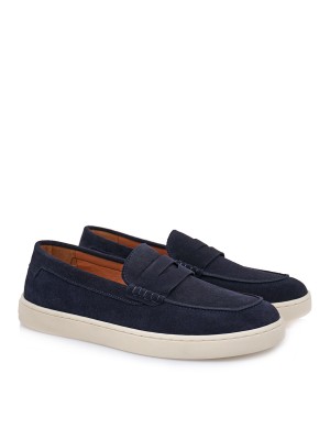 GIOVANNI MORELLI 823 Navy Krouta Ανδρικά Δερμάτινα Loafers