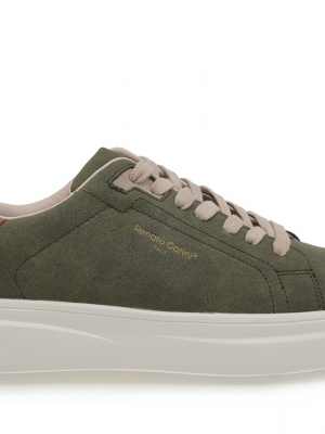 Renato Garini Sneakers 117 Χακί Nubuck