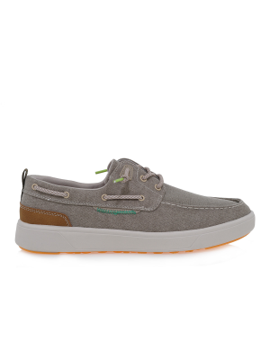 Renato Garini W589S077131I Beige Canvas Ανδρικά Boat Shoes