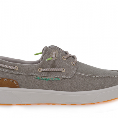 Renato Garini W589S077131I Beige Canvas Ανδρικά Boat Shoes