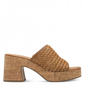 Tamaris Mules 1-27212-44 Cognac