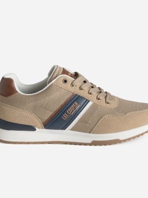 Lee Cooper LCM615205-0002 Beige Ανδρικά Sneakers