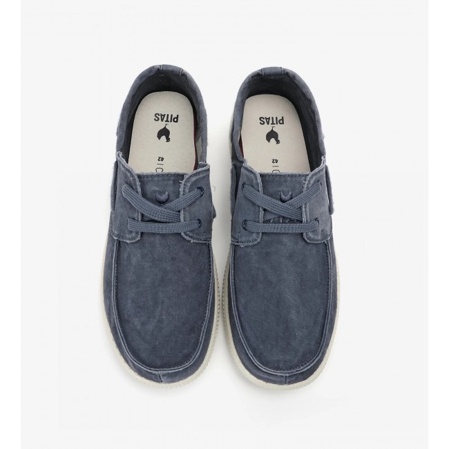 Pitas WP150 Washed Boat Shoes Periscope Ανδρικά Boat Shoes