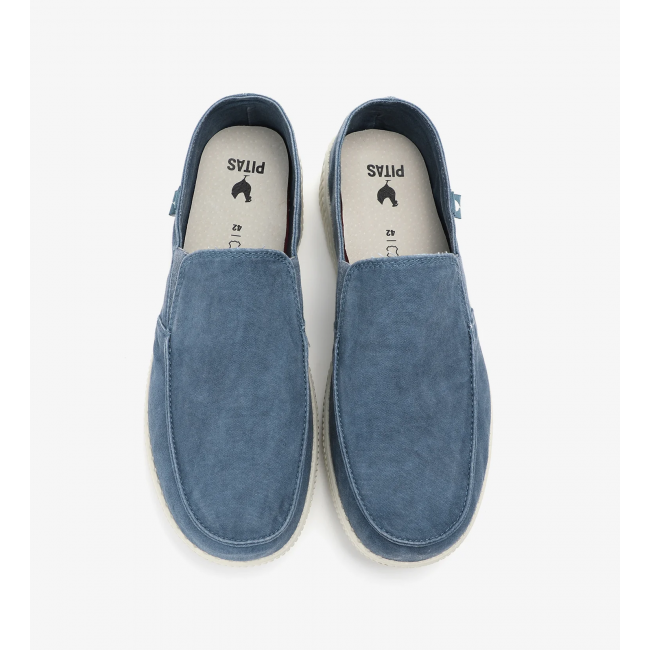Pitas WP150 Slip-On Washed Blue Ανδρικά Slip-On