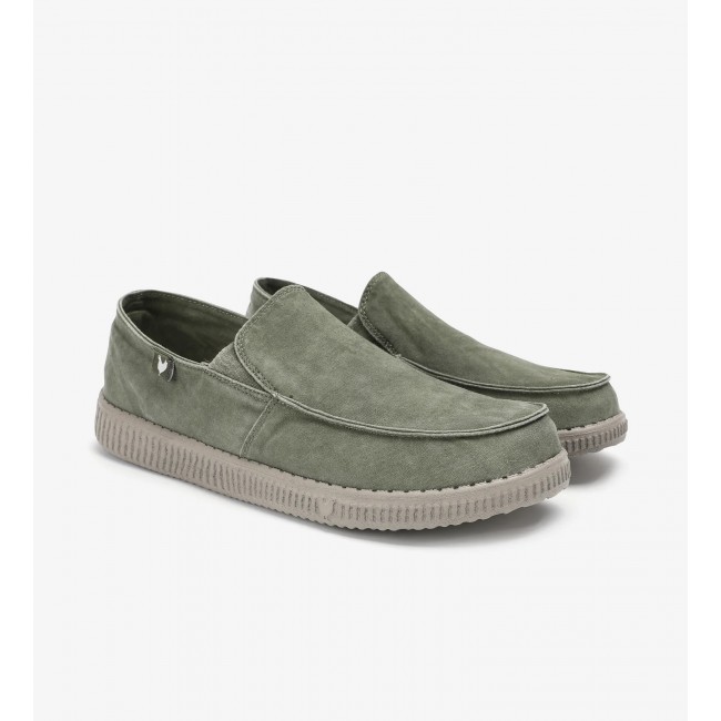 Pitas WP150 Slip-On Washed Kaki Ανδρικά Slip-On